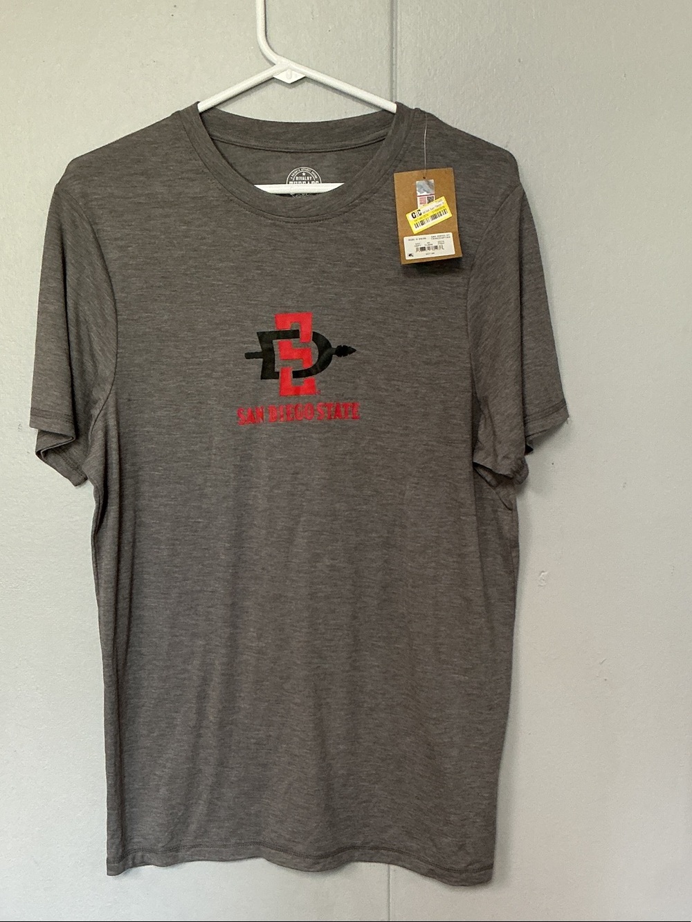 Rivalry Threads Men’s San Diego State Grey Short Sleeve